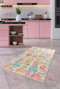 Conceptum Alfombra de pasillo Bakery Multicolor 100 x 300 cm